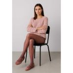 Düven Stil Model Mor Ince Külotlu Çorap - Style Pantyhose