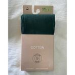 Düven Yeşil Cotton Kadın Külotlu Çorap Pamuklu & Mat 60 Den Pantyhose - XL