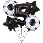 Düvenci Ticaret Siyah Rakam Folyolu Yaş Balon Set - 5