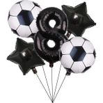 Düvenci Ticaret Siyah Rakam Folyolu Yaş Balon Set - 8