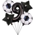 Düvenci Ticaret Siyah Rakam Folyolu Yaş Balon Set - 9