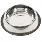 Duvo+ 33 cm 2840 ml Kaymaz Tabanlı Çelik Mama Kabı