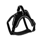 Duvo+ 80 100 cm West Harness Siyah Köpek Göğüs Tasması