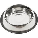 Duvo+ İnox 25 cm 950 ml Kaymaz Tabanlı Mama Su Kabı