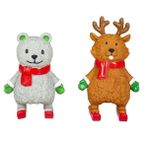 Duvo+ Latex Yılbaşı Figürleri 16-19 cm Köpek Oyuncağı