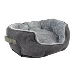 Duvo+ Oval Kadife Köpek Yatağı Medium