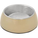 Duvo+ Socket Glossy Taupe 15.8 cm 750 ml Çelik Mama ve Su Kabı