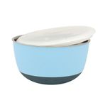 Duvo+ With Lid Bowl Blue 700 ml Mama Ve Su Kabı