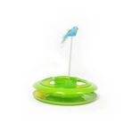 Duvo+ Yeşil Happy Hoop Yaylı Tüylü Kedi Oyuncağı