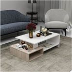 Dux Dekoratif Orta Sehpa - Beyaz - Alize