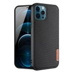 Dux Ducis Fino Serisi Iphone 12 Kılıf Dokuma Silikon Kılıf-(5775)