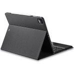 Dux Ducis iPad Pro 12.9 (2020-2021-2022) Tk Series Kablosuz Bluetooth Klavye Touchpad Kılıf - Siyah