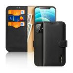 Dux Ducis Iphone 12 - 12 Kılıf Mıknatıslı Cüzdanlı Deri Kılıf Hivo Series-(5775)