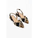 DUXAL SHOES Bloom Kadın Şık Babet Topuklu Ayakkabı LEOPAR-36