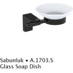 Duxxa A.1703.S Mat Siyah Deppot F-1 Sabunluk