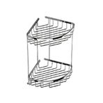Duxxa A.502 19x19 cm Deppot Oval İkili Köşe Şampuanlık