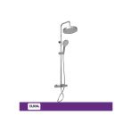 DUXXA Icon Termostatik Bataryalı Rain Duş Seti Krom DTB.112