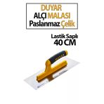 Duyar Alçı Malası Plastik Saplı Paslanmaz Çelik 40 cm