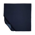 Düz% 100 İpek Twill Eşarp ve Hicab Kadınlar için 35.4 x 35.4 inç, Lacivert Düz, 90 x 90cm/35.4 x 35.4in