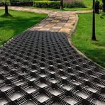 Düz Alan için Geocell Zemin Izgarası, Petek Şekilli Çakıl Stabilizatör Izgaraları Kaya Doldurma, Esnek Coğrafi Izgara Geçirgen Kaldırım Sistemi, Basit, 3 m x 9 m (10 fit x 30 ft)
