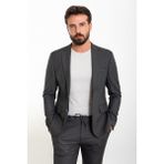 Düz Antrasit Slim Fit Mono Yaka Ipli Erkek Takım Elbise - 54 - 6 Drop