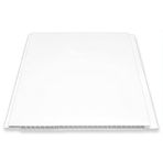 Düz BEYAZ Plastik Pvc Duvar - Tavan Lambiri / 30 Adet 20 Cm X 1 Metre - 6 Metrekare