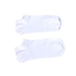 Düz Beyaz Renk Tasarım Unisex Patik Çorap 36-42