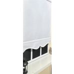 Duz Beyaz Stor Perde Etek Dilimli Stb--5300 Beyaz 100 X 200
