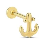 Düz Çapa Model Tragus Piercing