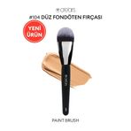 Düz Fondöten Fırçası Cre'Ars Face Paint Brush #104