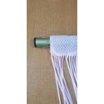 Duz Ip Pembe Rustık En 100 Cm Boy 210 Cm Hazır Ip Perde