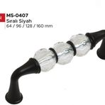 Düz Kristal Kulp Şeffaf Matsiyah 96mm Flora