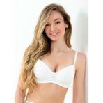 Düz Kumaşlı Beyaz Sulu Sütyen C2T0N5O0 - 70