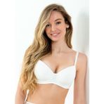 Düz Kumaşlı Beyaz Sulu Sütyen C2T0N5O0 - 70B