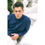 Düz Lacivert Renk Slim Fit Hakim Yaka Basic Keten Erkek Gömlek