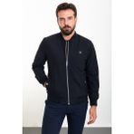 Düz Lacivert Slim Fit Hakim Yaka Erkek Mont - 58