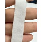 Düz Mat Elastik Lastik Şerit, 1,5 cm x 5 Metre, Beyaz, Dikiş Projeleri için