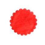Düz Organze Hazır Kesilmiş Tül 22 Cm - 100 Adet Kırmızı