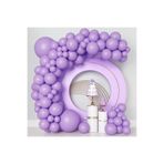 Düz Renk Pastel Balon Zinciri 100 Lü, LİLA