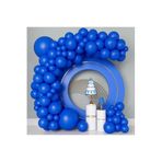Düz Renk Pastel Balon Zinciri 100 Lü, MAVİ