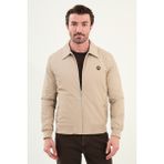 Düz Slim Fit Gömlek Yaka Erkek Mont - Bej - 54