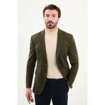 Düz Slim Fit Mono Yaka Klasik Erkek Ceket - Haki - 54