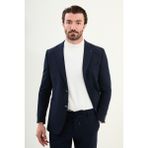 Düz Slim Fit Mono Yaka Torba Cepli Metal Düğmeli Erkek Ceket - Lacivert - 52