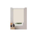 Düz Stor Perde Modern Güneşlik Stor Perde (Alüminyum Kasa) krem22010, Krem Rengi, 10 x 100
