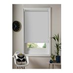 Düz Stor Perde Modern Güneşlik Stor Perde networkavm1080, Açık Gri, 230 x 260