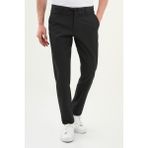 Düz Super Slim Fit Beli Lastikli Ipli Yün Erkek Pantolon - Antrasit - 33