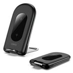 Duzzona W2 Katlanır Standlı 15W Hızlı Şarj Wireless Kablosuz Şarj Cihazı-(5775)