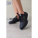 DV155 Model 2 cm Tabanlı Yeni Sezon Spor Ayakkabı Sıy.bey