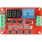 DVB01 DC12V Modül Voltmetre Şarj Deşarj Koruma Voltaj Aralık Karşılaştırıcı 220V 6A Röle Kontrol