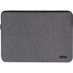 D'vers Su Geçirmez Fermuar Detaylı Unisex 15-15,6 Inç Uyumlu Macbook Kılıf Notebook Laptop Çantası - 15.6 inç - Füme